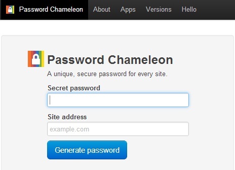 A UNIQUE PASSWORD FOR EVERY WEBSITE