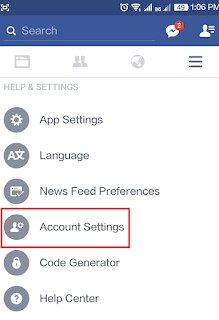 how to delete facebook id