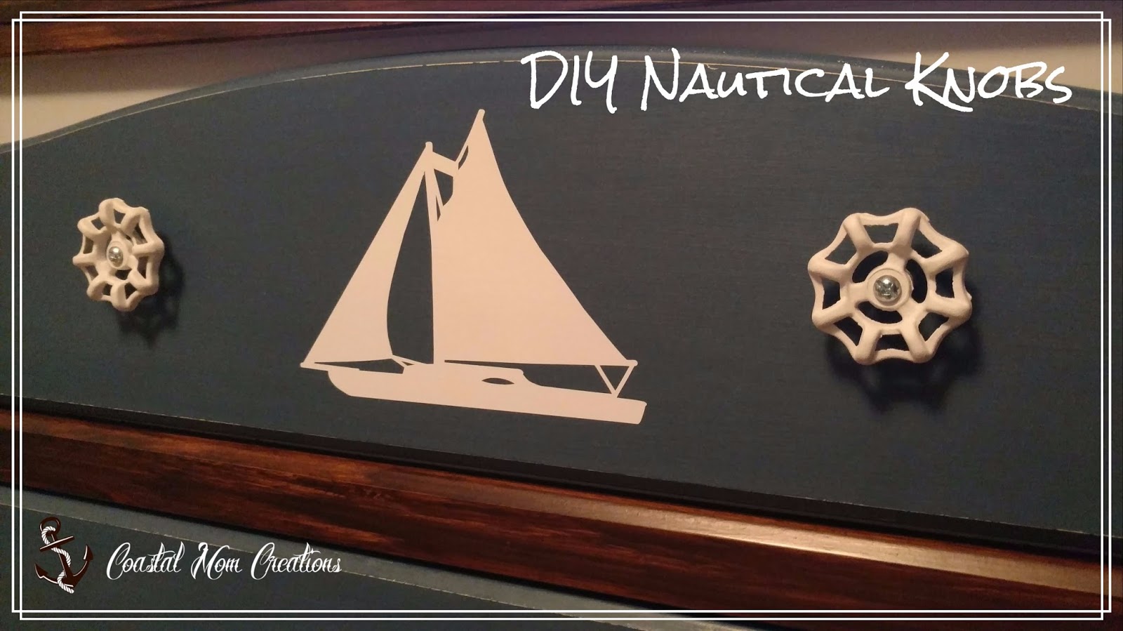 Coastal Mom Creations DIY Nautical Knobs and Handles