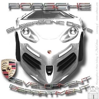 white Porsche SuperSonic Drive
