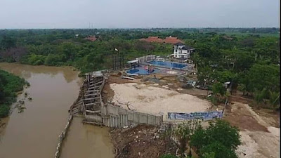 Pengurugan Sungai Cibeet untuk Pembangunan Wisata Air Dilaporkan ke Gubernur