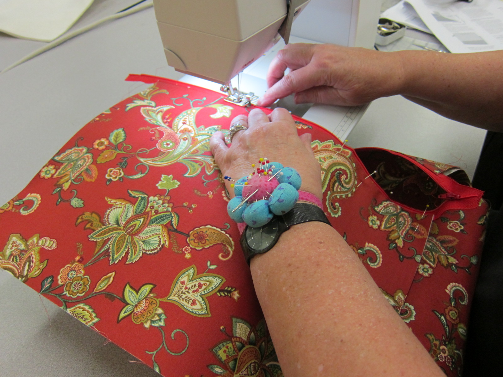 Bernina World of Sewing Class for staff!