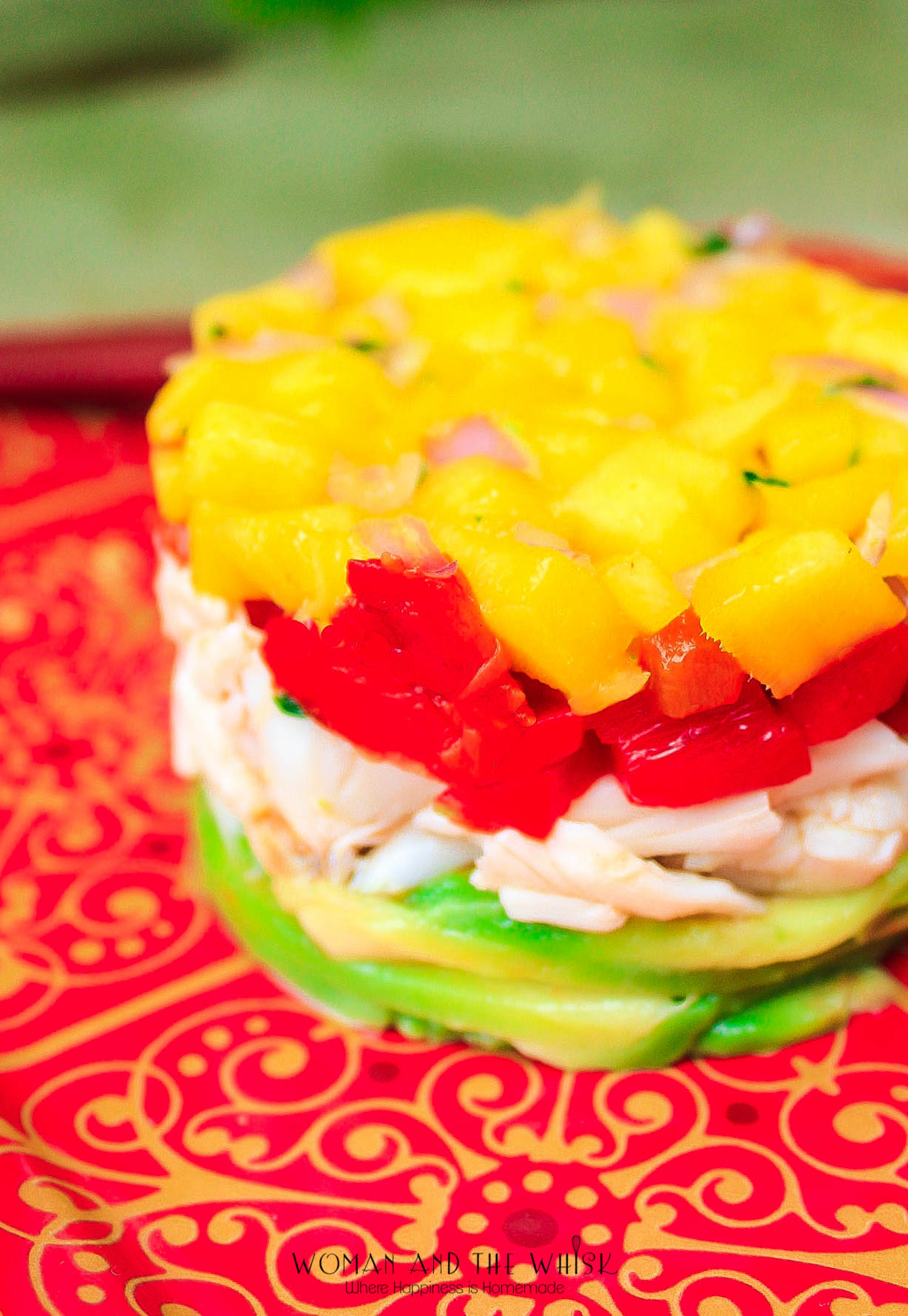 Woman and the Whisk Crab & Avocado Stack