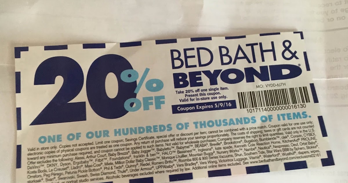 TheCouponClipper Bed Bath and Beyond 20 off