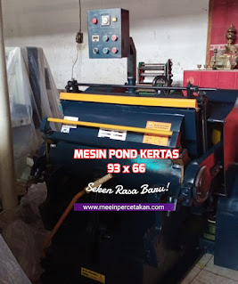 Mesin pond kertas bekas 93×66