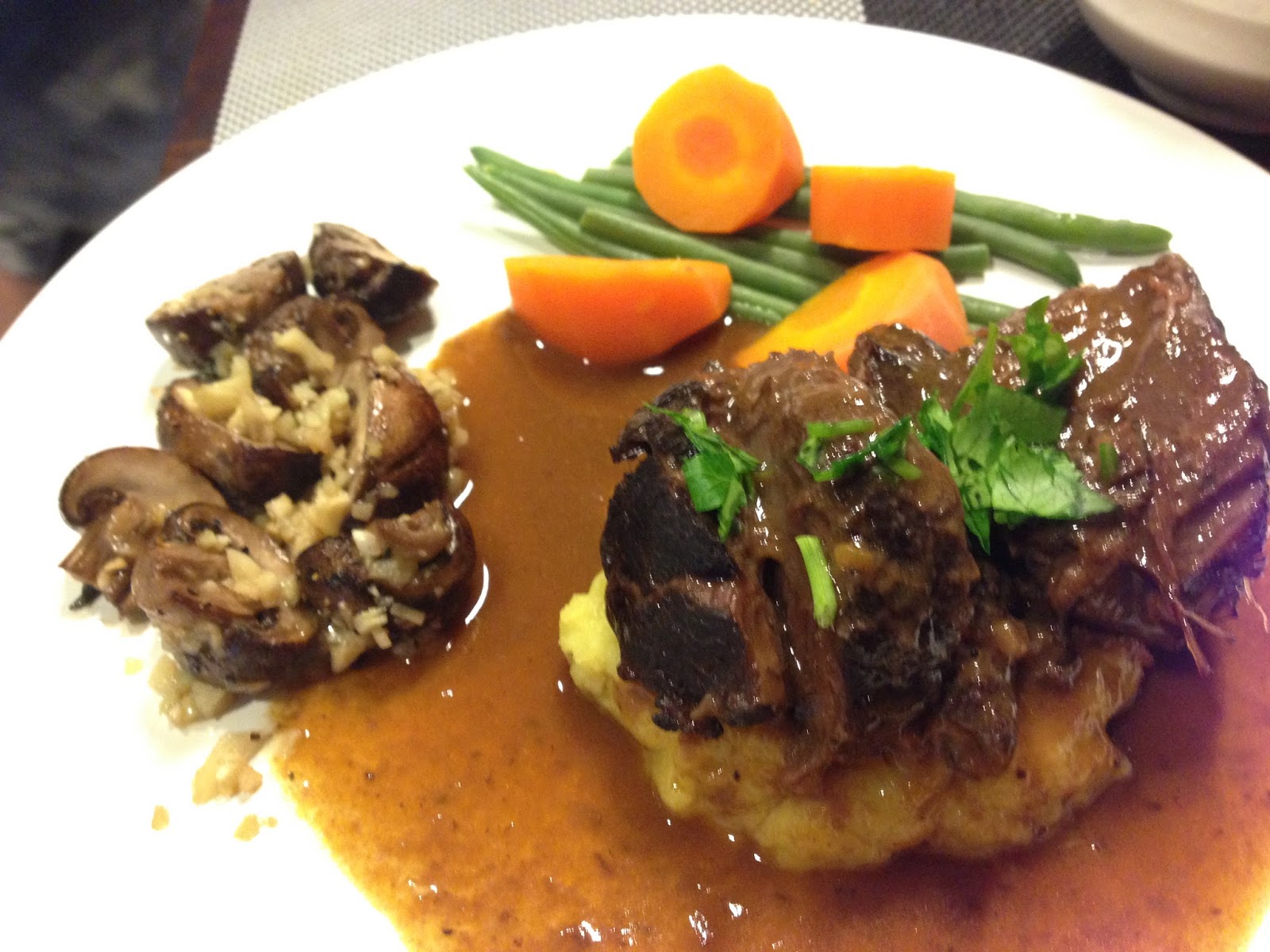 What's cooking, Rach? Braised beef cheeks with red wine sauce