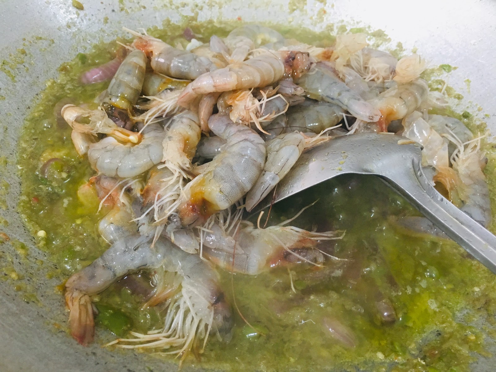 Resepi Udang Goreng Cili Hidup Mama Maszull