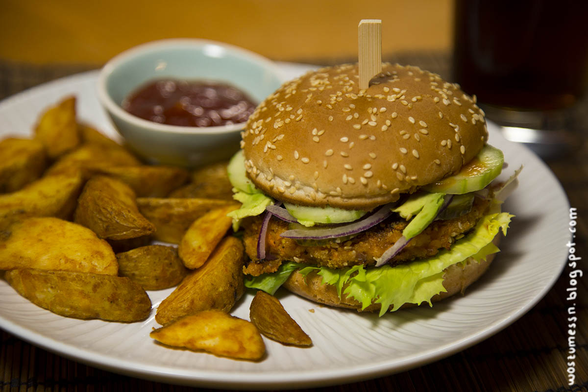 Wos zum Essn Knusprige SüßkartoffelBurger ohne Matschepampe