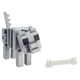 Minecraft Wolf Craft-a-Block Series 1 Figure