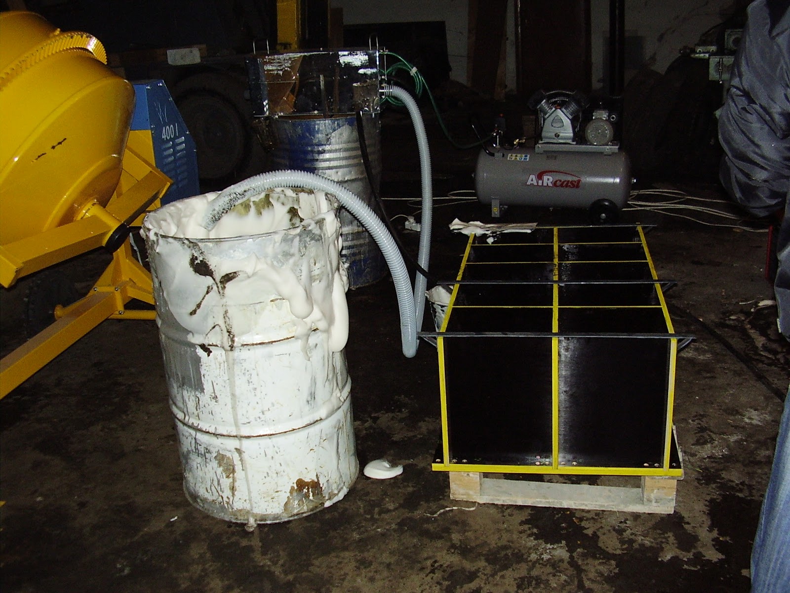 Бароустановка для производства пенобетона