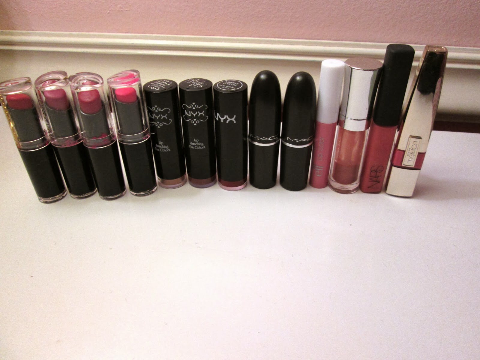 My Lipstick and Lip Gloss Collection