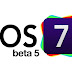 iOS 7 beta 5 adds colors