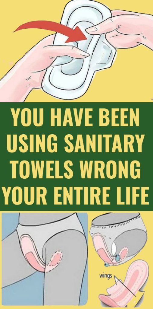 Correct Way To Use A Sanitary Towel