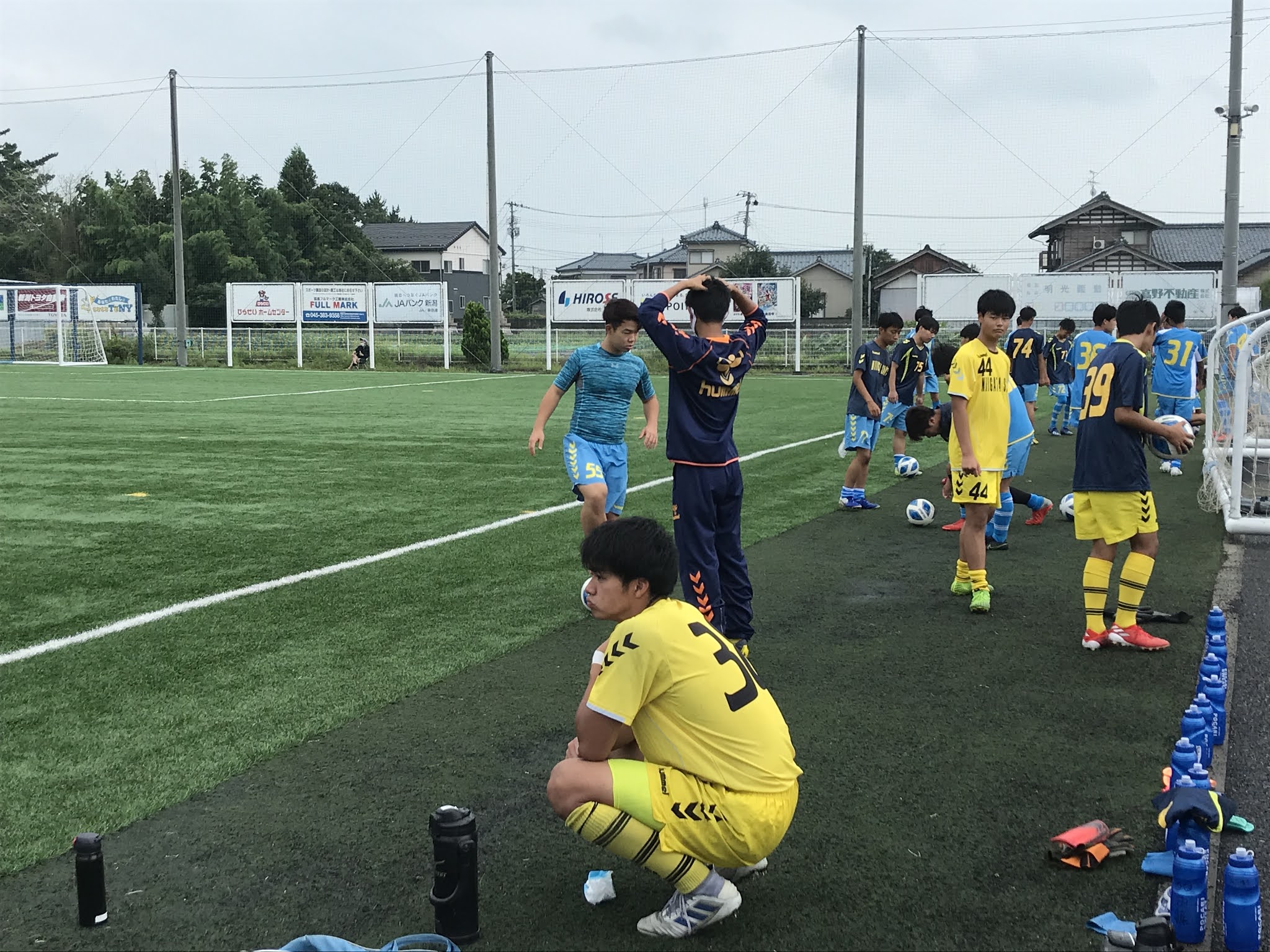 新潟産業大学附属高等学校サッカー部 練習試合VS加茂高校 新潟産業大学附属高等学校サッカー部 練習試合VS加茂高校