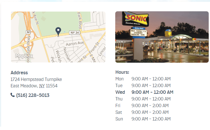 Sonic Drive-In Hours
