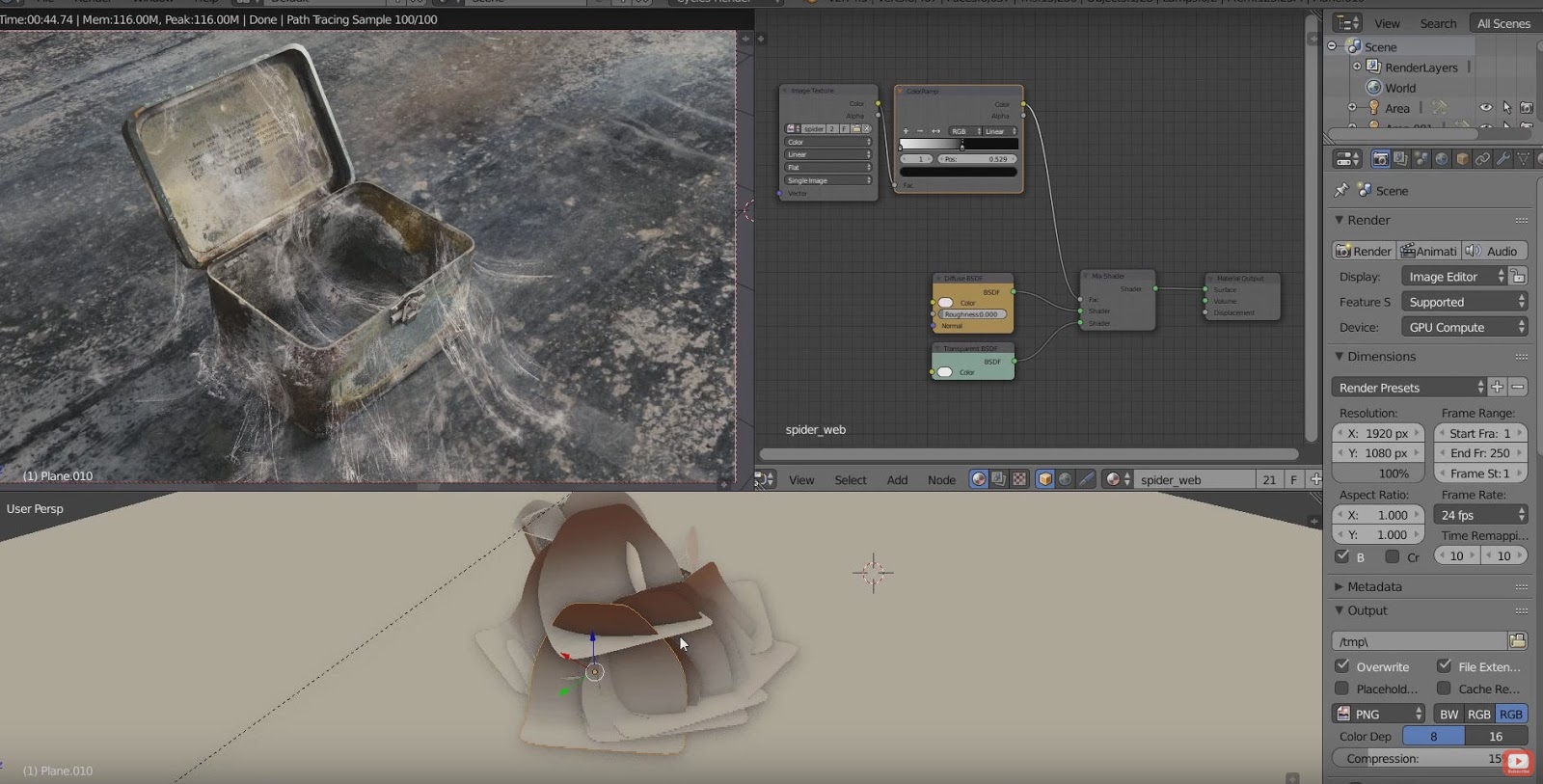 Creating Spider s in Blender CG TUTORIAL