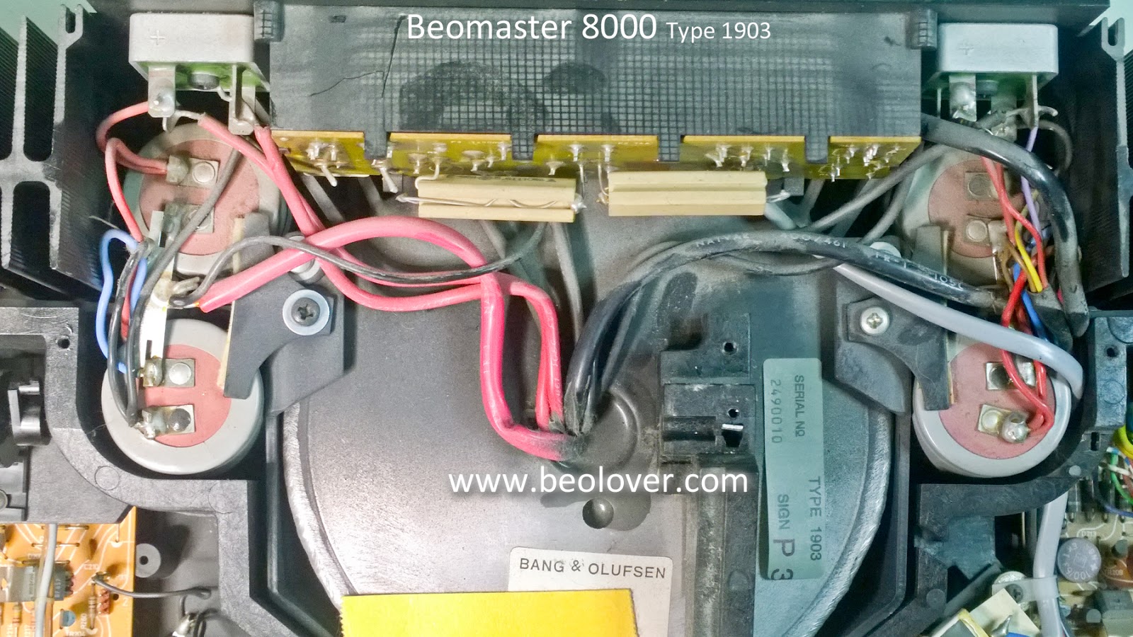 beolover Beomaster 8000 Replacing the ±55V Reservoir Capacitors
