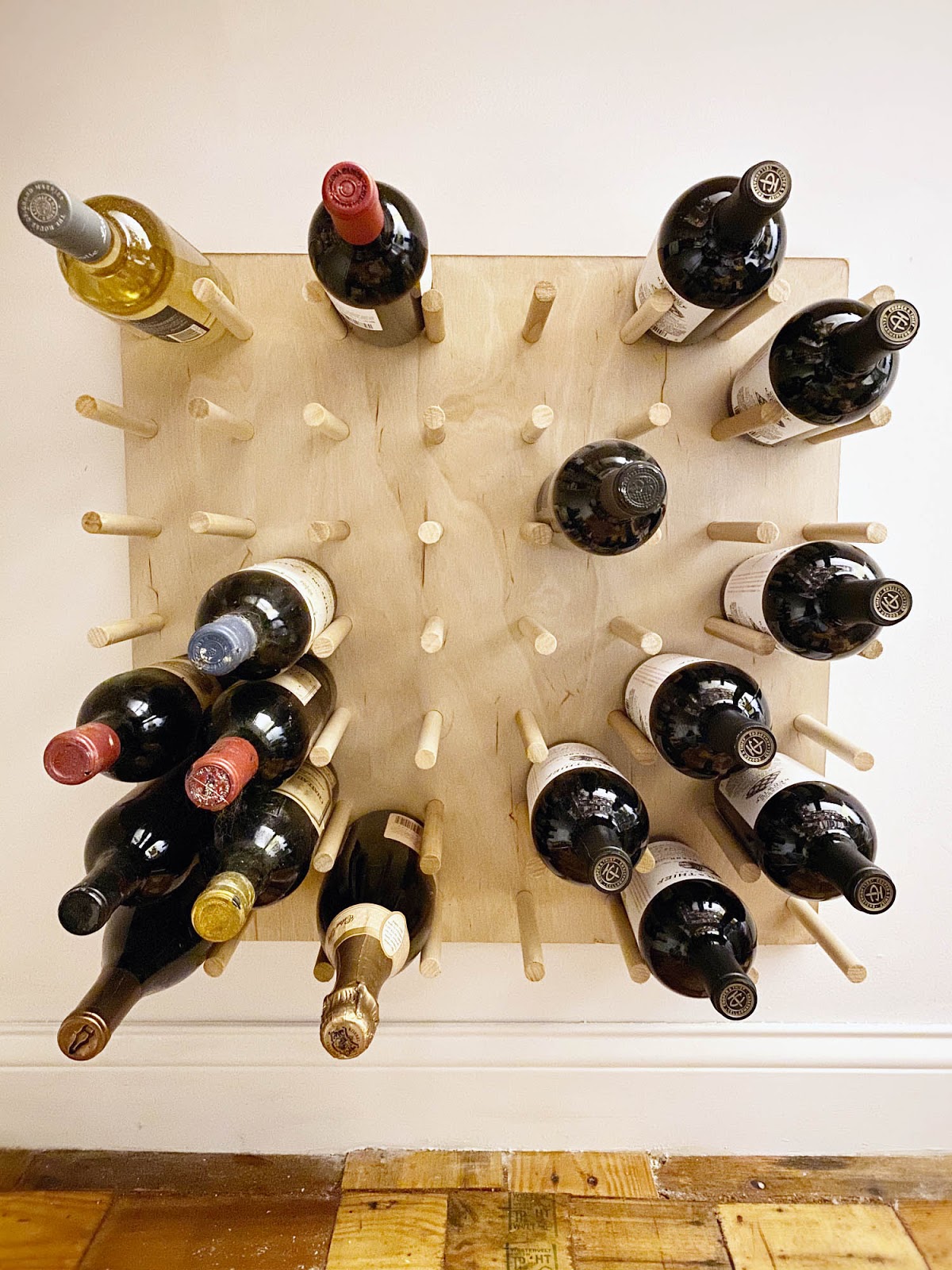Let's DIY A New Pegboard Wine Rack. Flipping the Flip