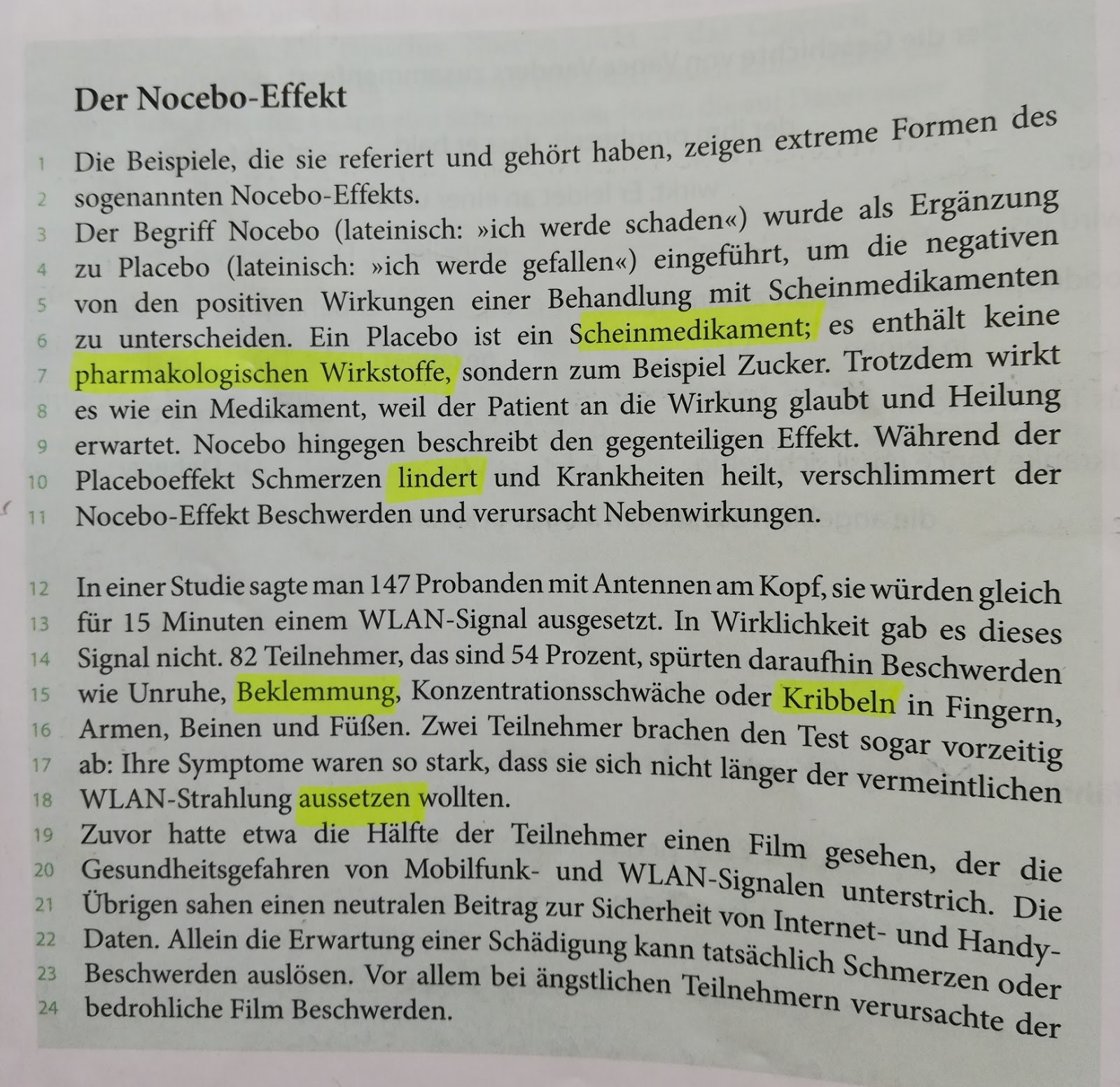 Deutsch C1.1 10. Schreibaufgabe