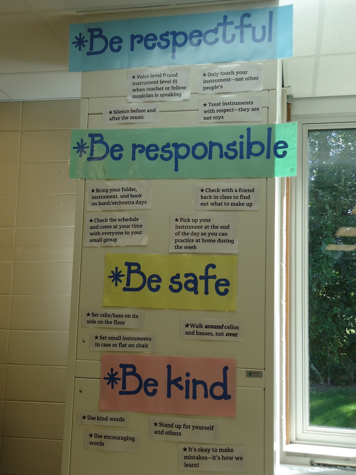 Teaching Elementary Orchestra Classroom Rules