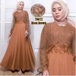 √44+ Model Baju Gamis Bahan Sifon Modern Terbaru 2023 - BAJU MUSLIMAH