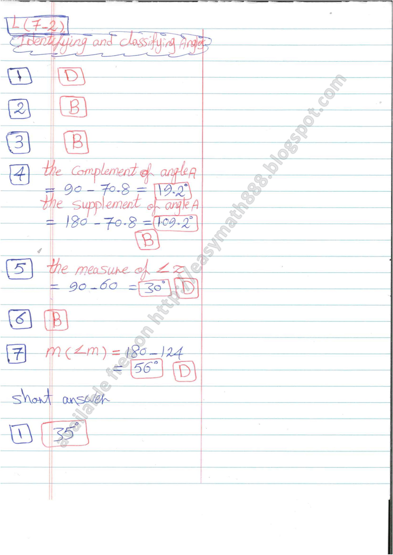 G7 Worksheets ~ Easy Math