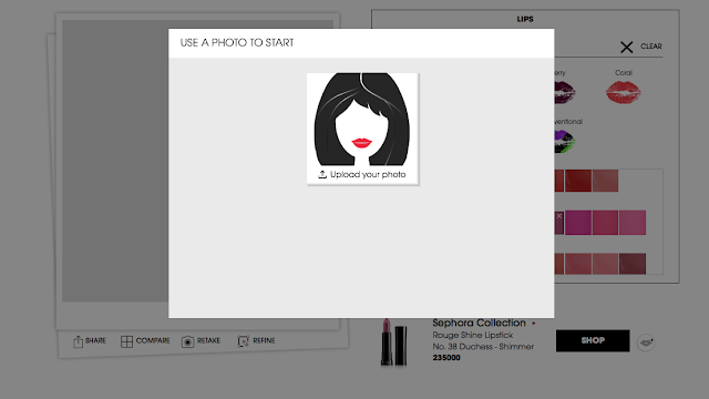 Memilih Warna Lipstick Yang Cocok Dengan Sephora Virtual Artist