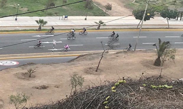 Costa Verde: hoy fue cerrada a los autos y abierta a los ciclistas