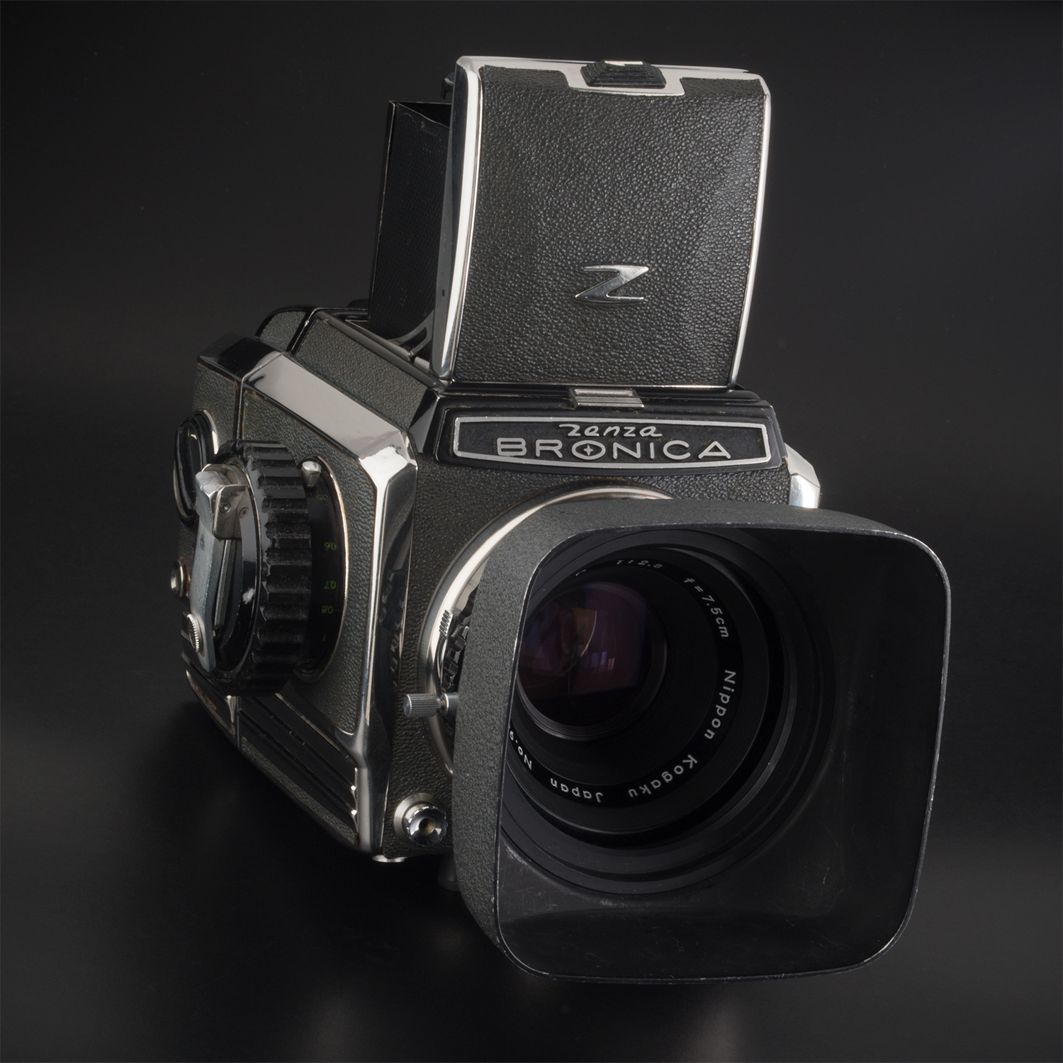 Zenza Bronica japón objetivamente rückdeckel para ETR objetivamente rear lens cap muy bueno