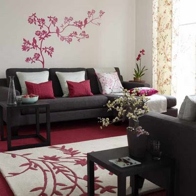 Oriental Inspired Living Rooms Cum Dining Interior Design Ideas