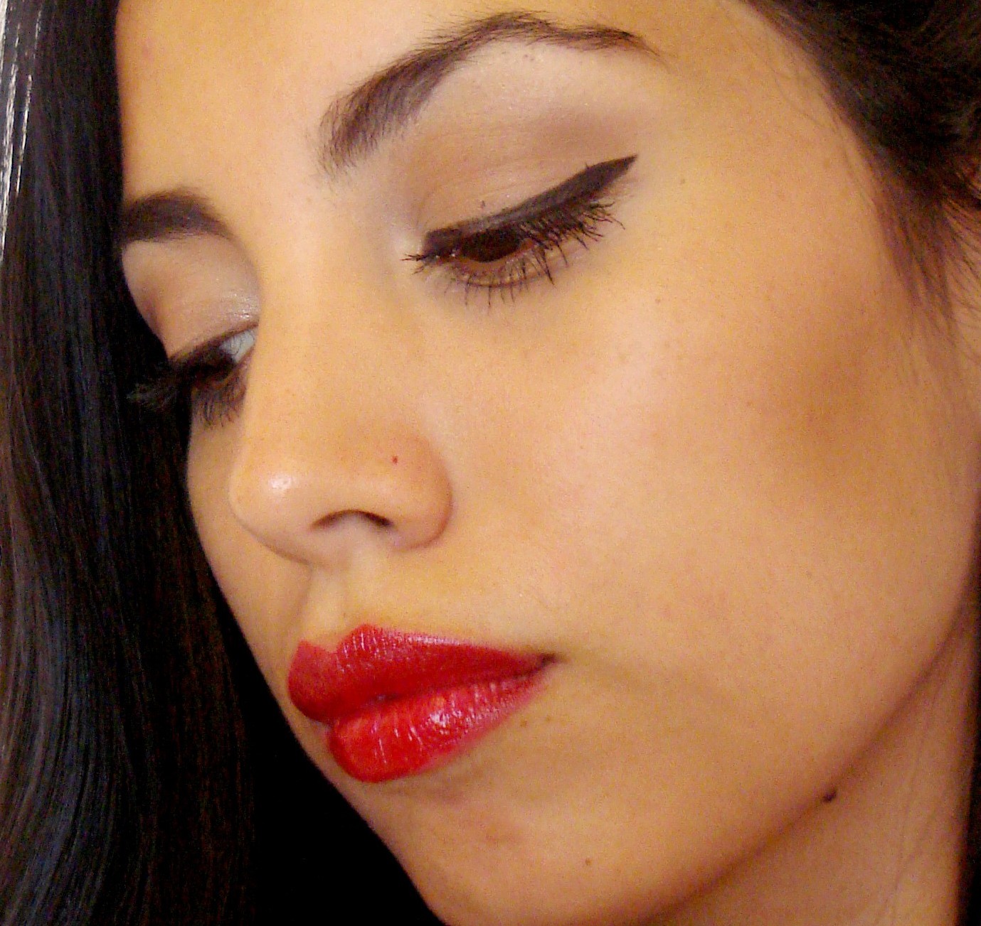 Claudipia Chic!: Look rockero, labios rojos