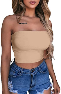 Strapless top