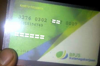 Foto Nomor Kartu BPJS Ketenagakerjaan