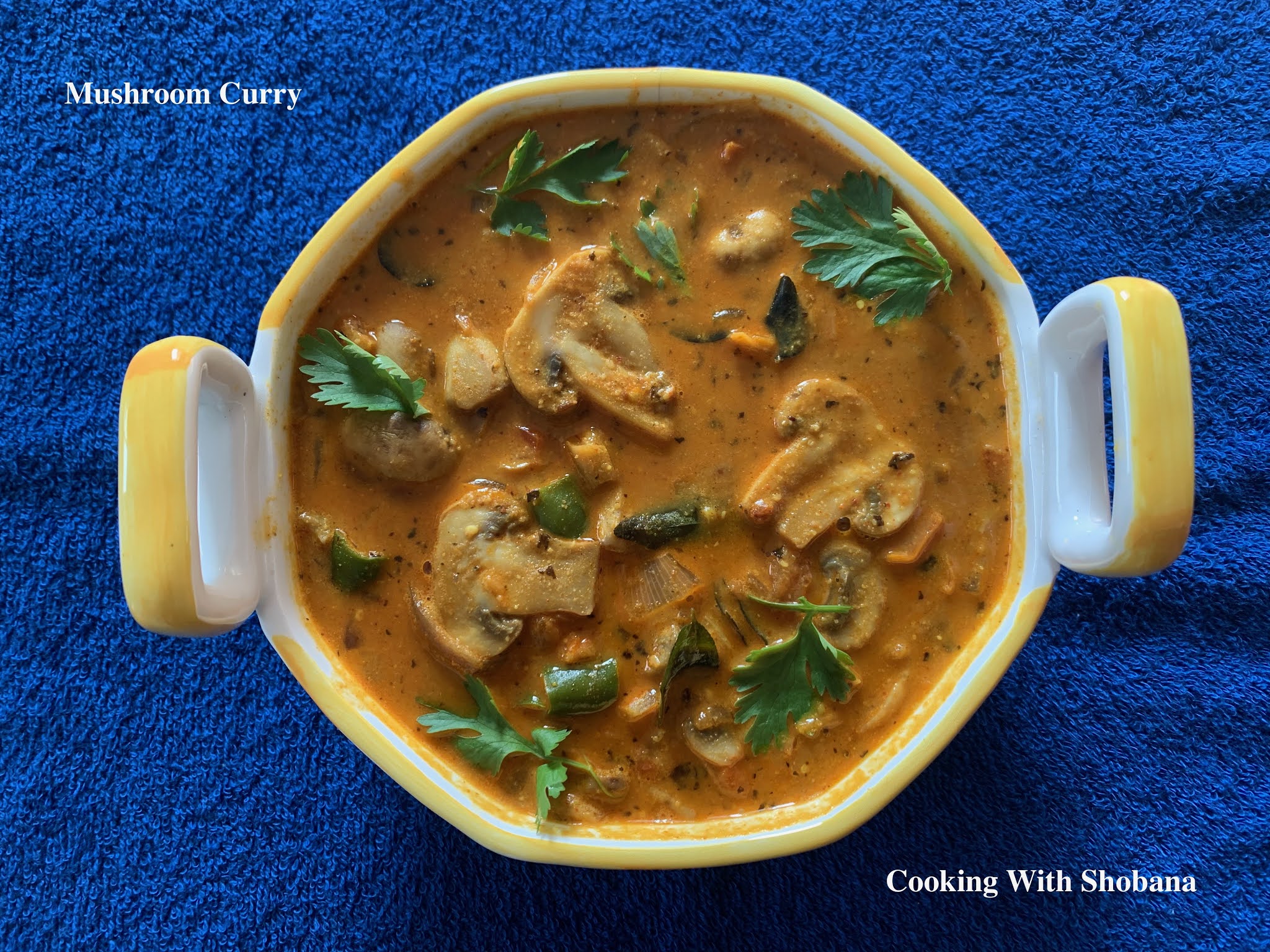 Cooking With Shobana MUSHROOM CURRY