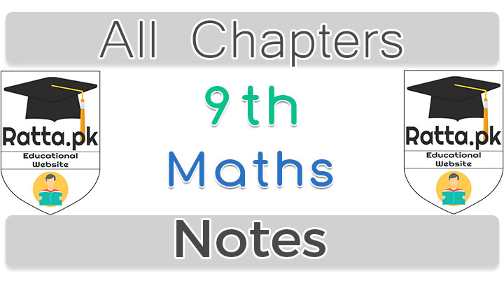 9th Class Maths Notes pdf Ebook