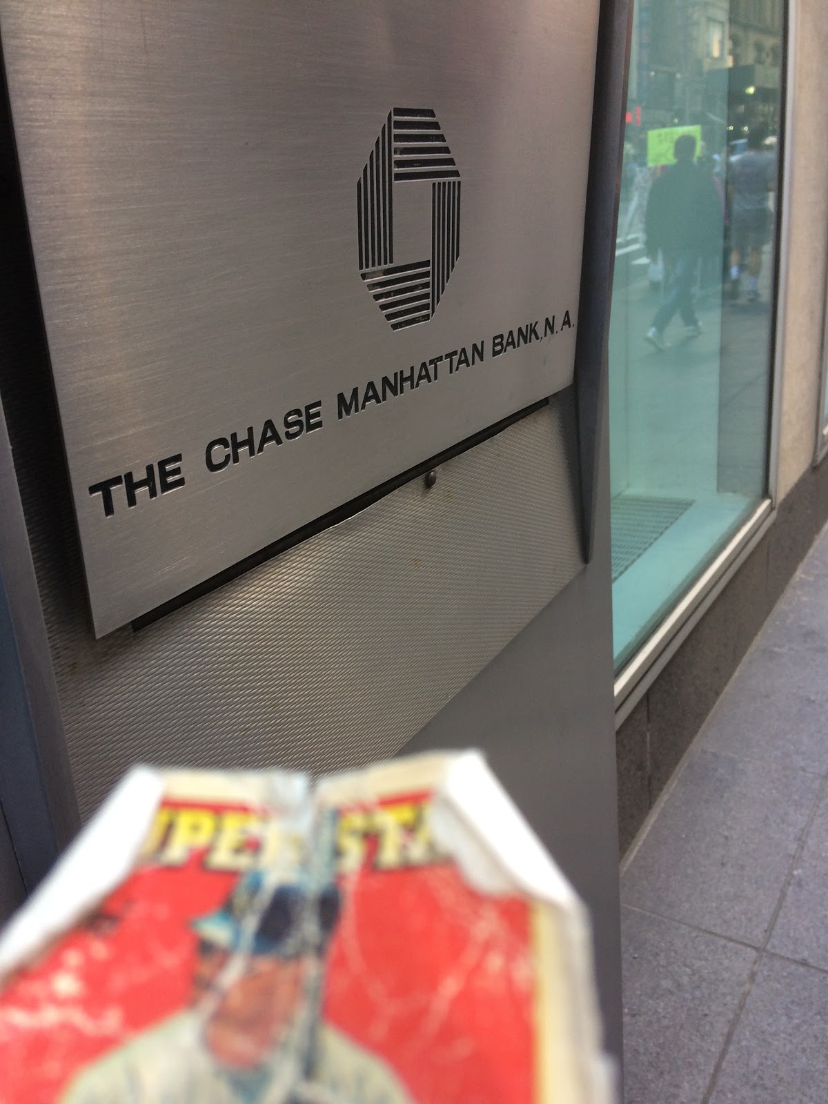 Baseball Cards Come to Life! Wallet Card at Chase Manhattan Bank