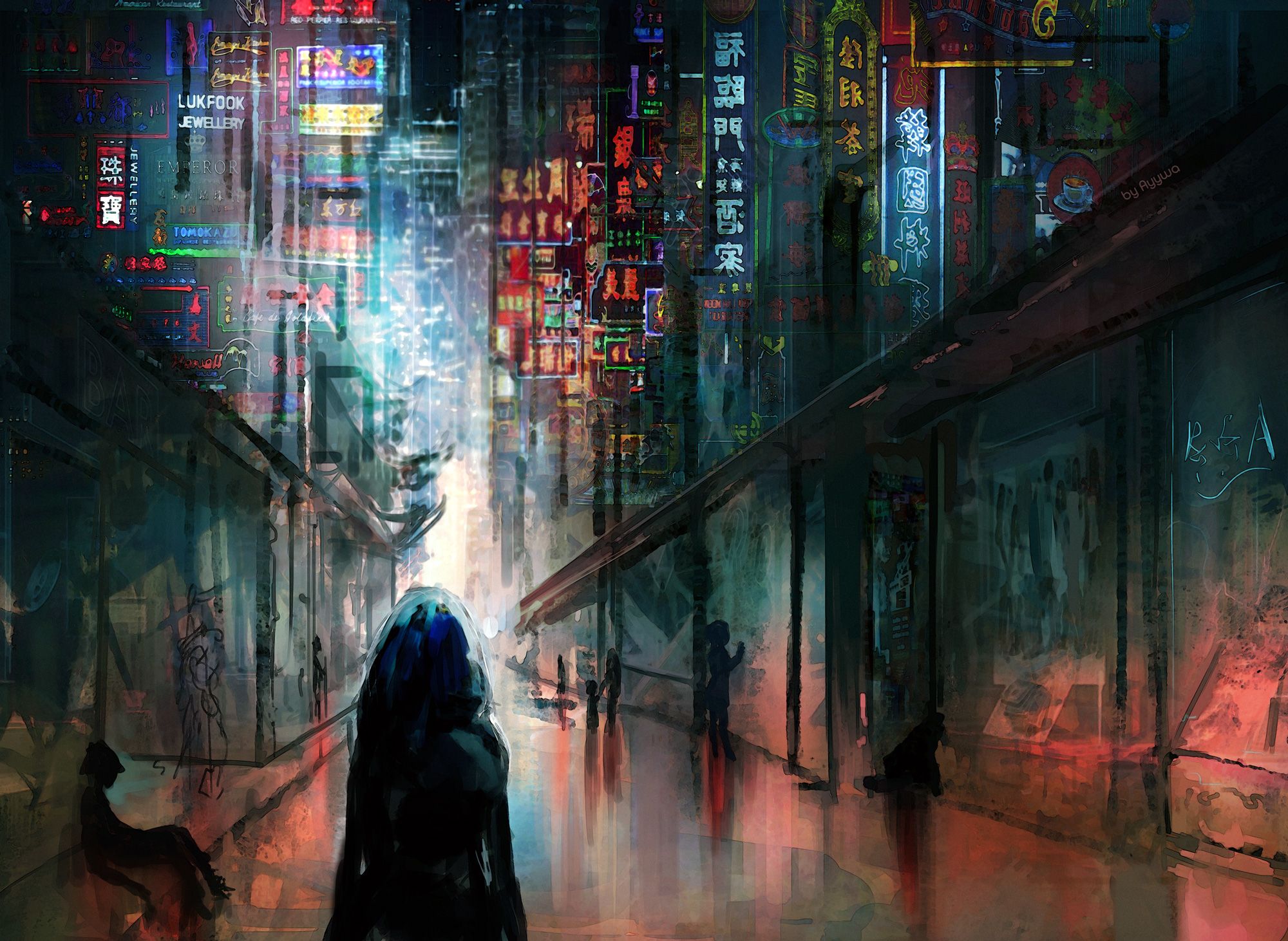 Cyberpunk animation wallpaper for iPhone HD ~ Wallpaper Loader