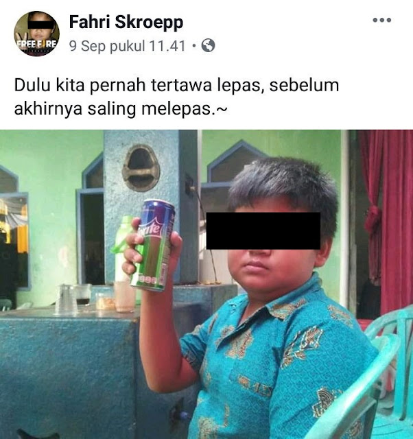 10 Status Galau 'Fahri Skroepp Bocah Sadboy' Ini Lagi Viral