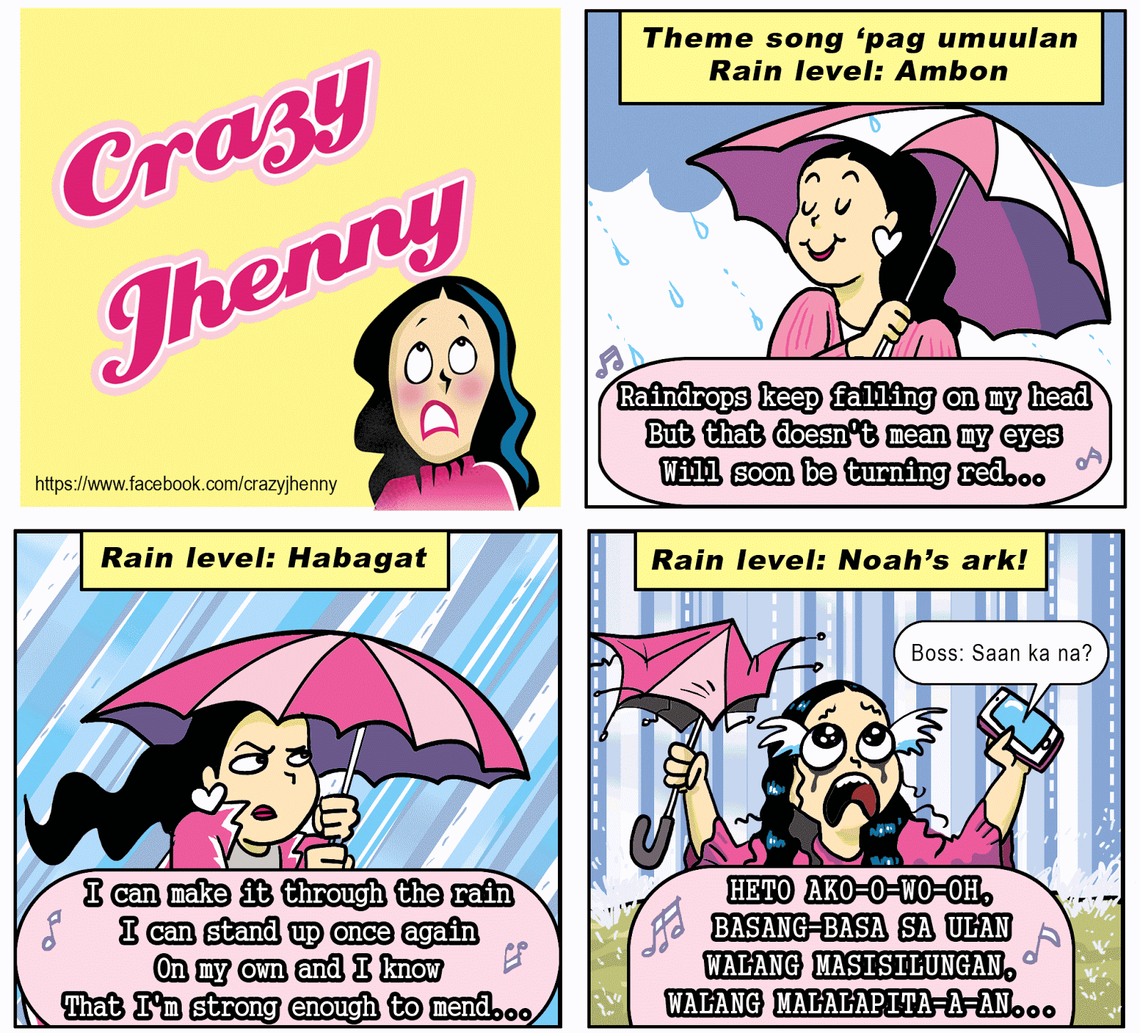 Crazy Jhenny The Rainy day Playlist