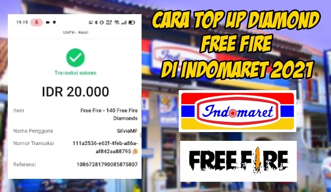 Cara Top Up Diamond Free Fire Di Indomaret Dengan Voucher Unipin Rumah Multimedia