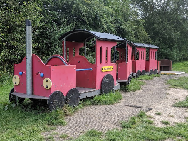 Train play area at Guisborough Forest