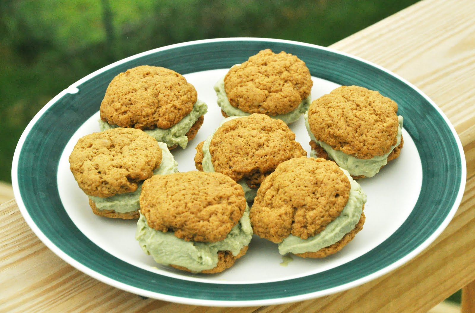Green Tea Ice Cream Sandwiches Foodography and Phood