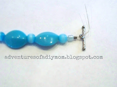 finishing off beaded bracelet