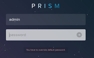 password prism overwrite