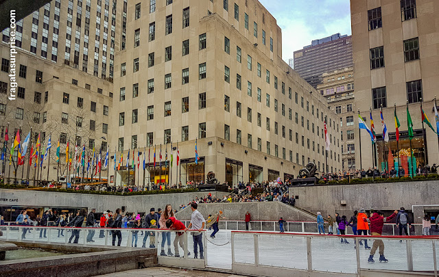 Rinque de patinação do Rockefeller Center, Nova York