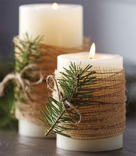 24 Christmas Candles Decoration Ideas