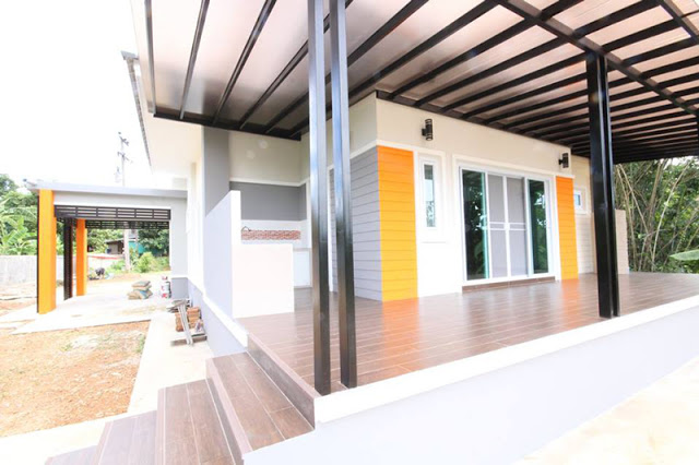 Sencillo y hermoso plano de casa para una área de lote de 143 metros