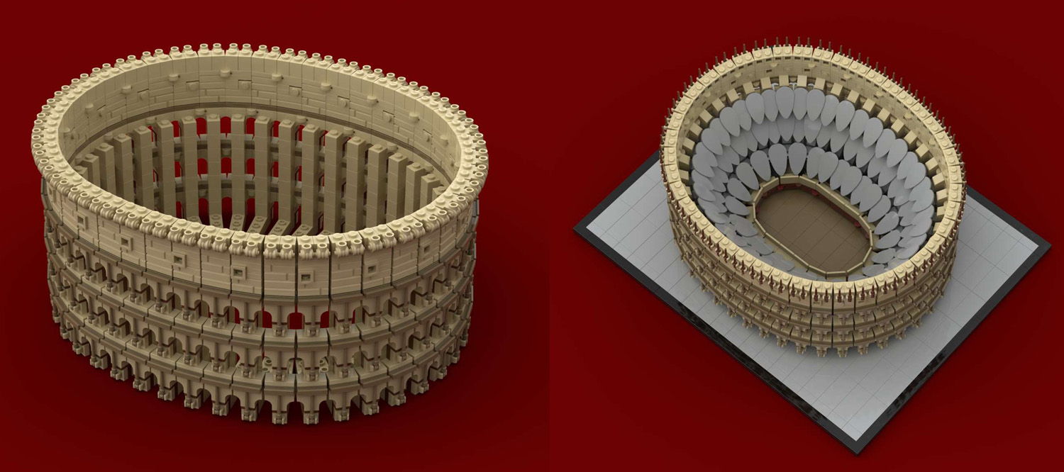 ローマのコロッセオ：Colosseum(Architecture Style)