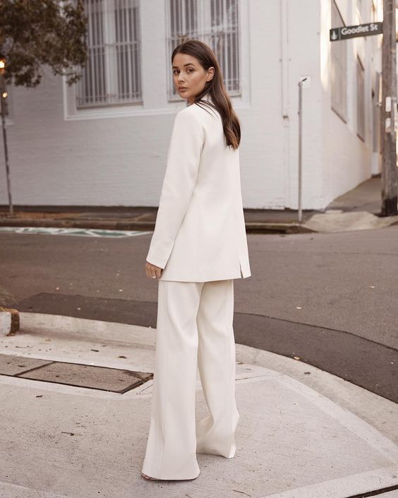 Style File | Spring Trend: The White Trouser Suit / Pantsuit