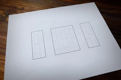 autocad tile drawing layout elevation